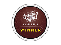 logotipo de vencedor do prêmio Leading Lights 2019